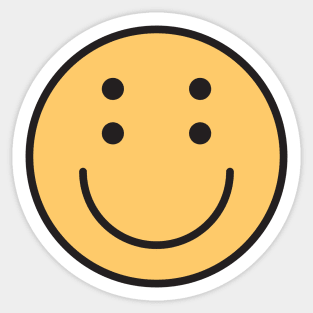 Happy Face Sticker